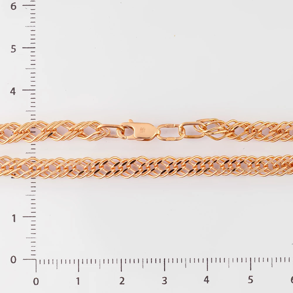 Цепь из красного золота 585 пробы