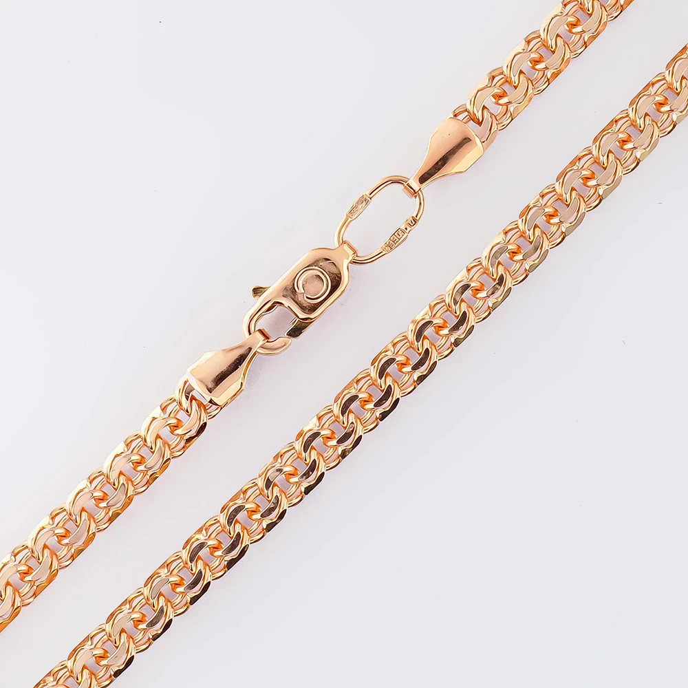 Цепь из красного золота 585 пробы