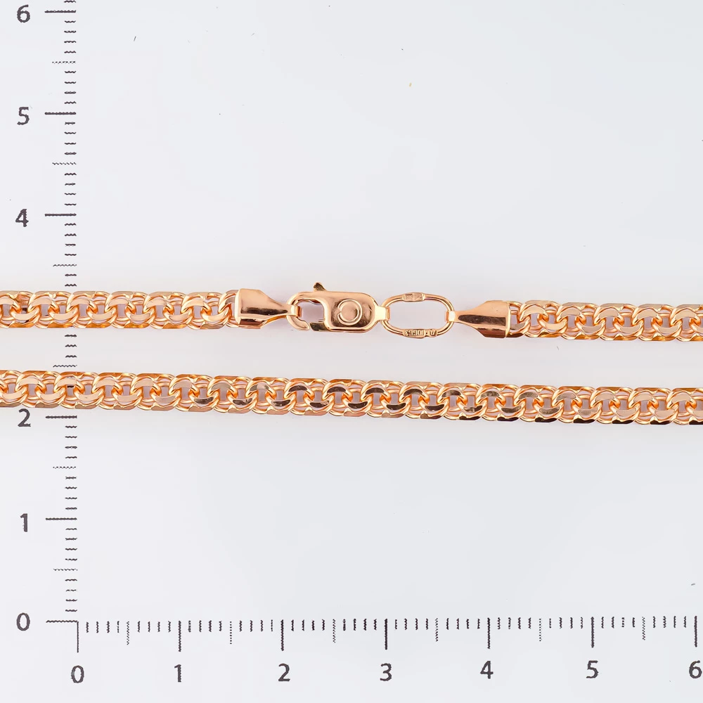 Цепь из красного золота 585 пробы