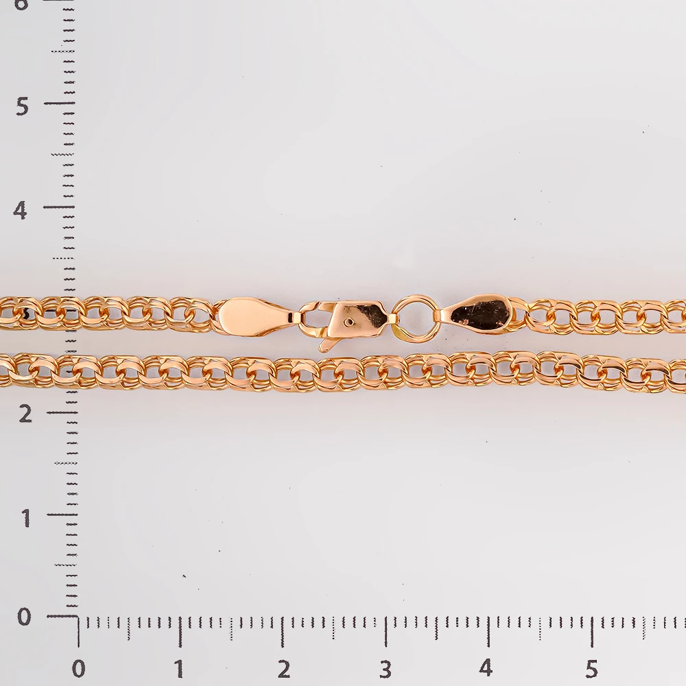 Цепь из красного золота 585 пробы