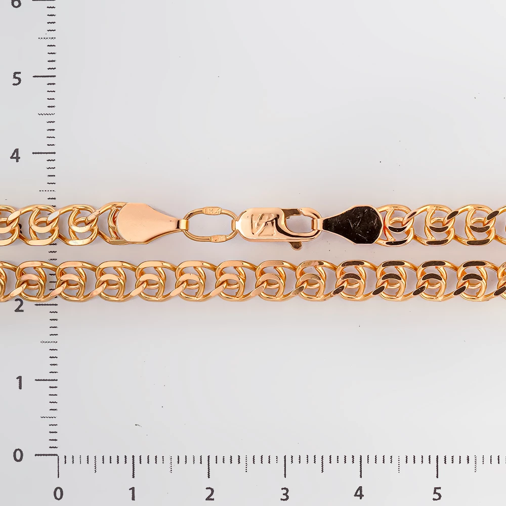 Цепь из красного золота 585 пробы