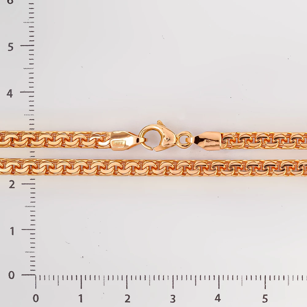 Цепь из красного золота 585 пробы