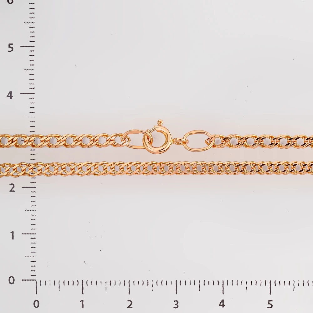 Цепь из красного золота 585 пробы