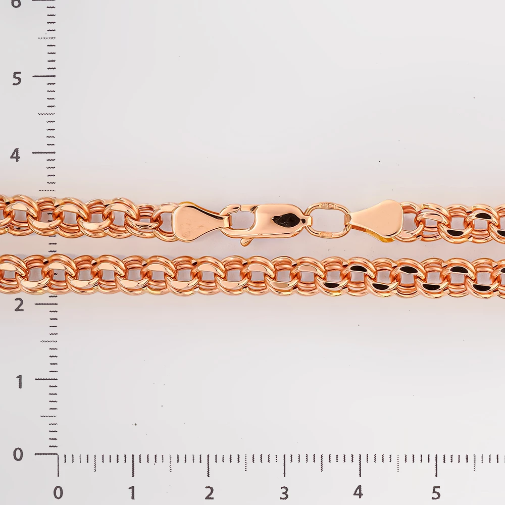 Цепь из красного золота 585 пробы