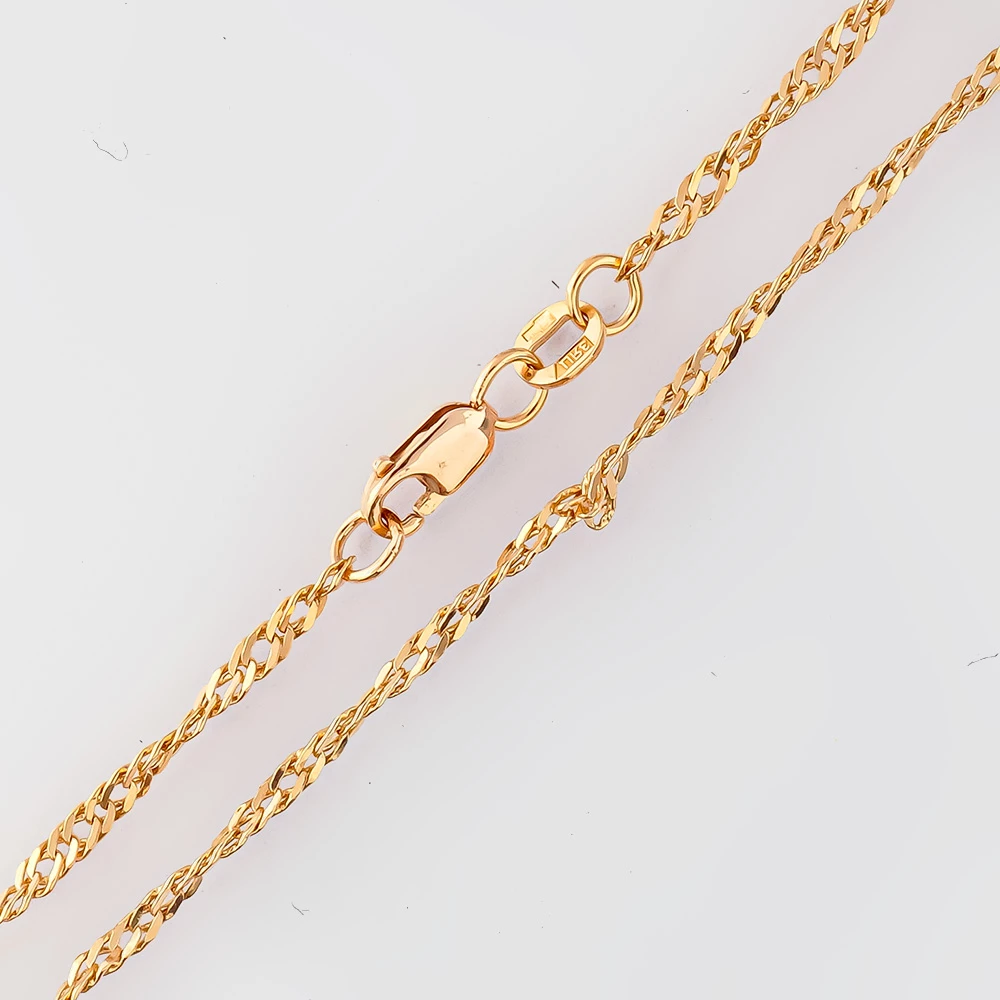 Цепь из красного золота 585 пробы