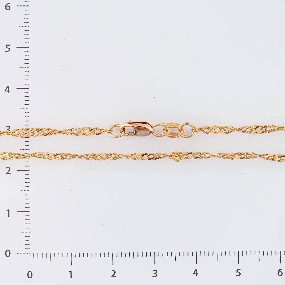 Цепь из красного золота 585 пробы