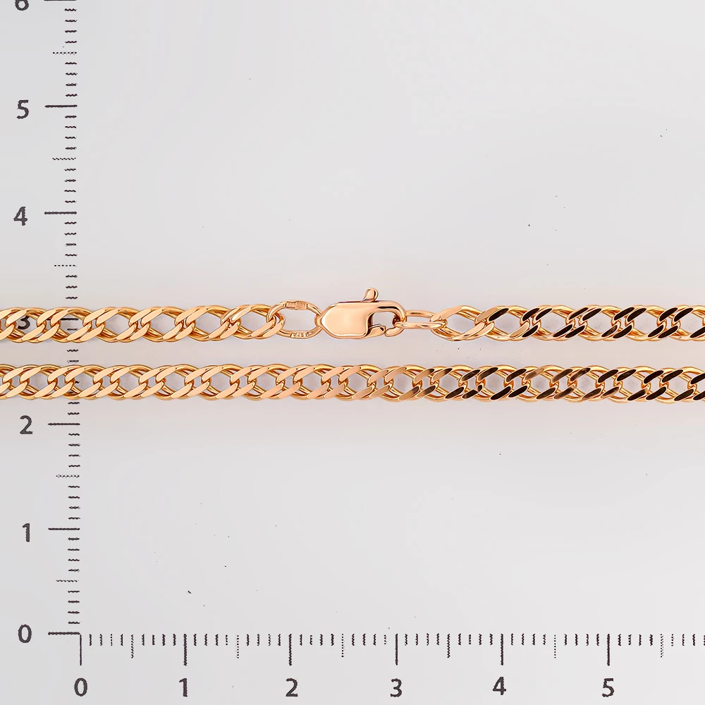 Цепь из красного золота 585 пробы