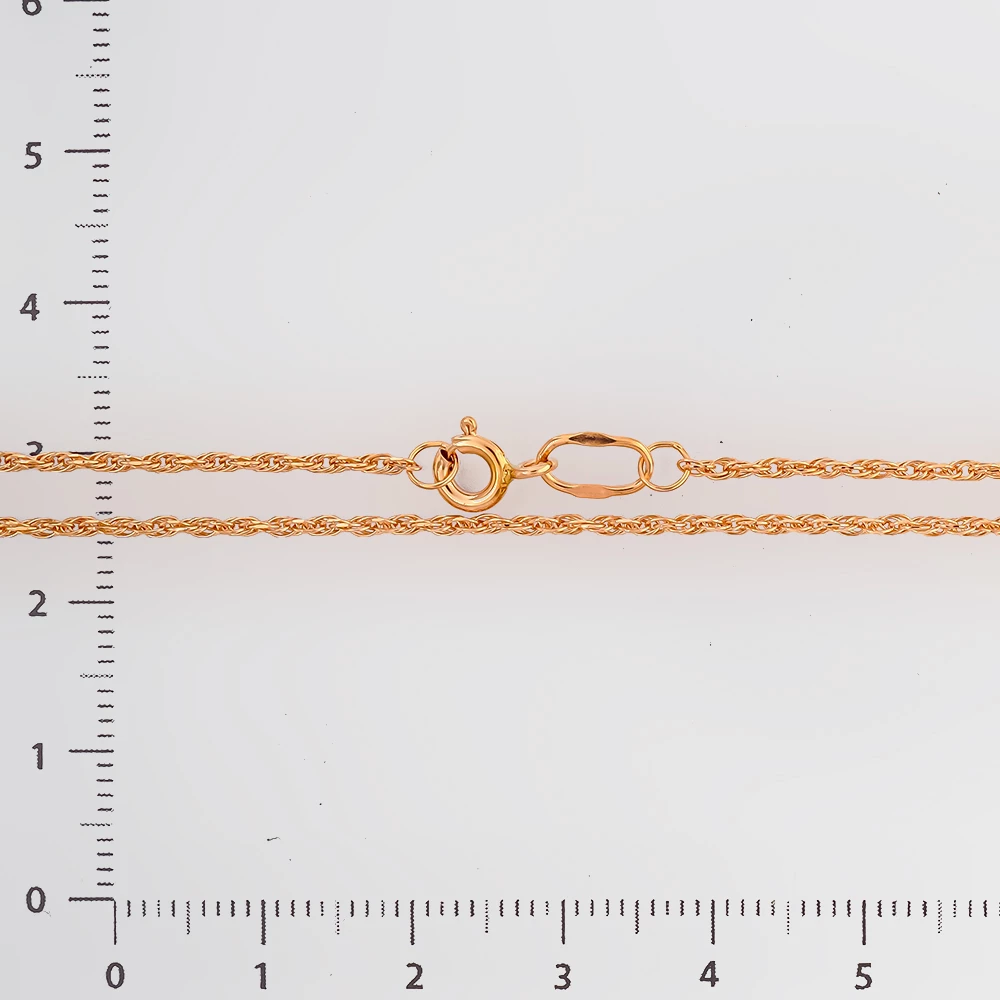Цепь из красного золота 585 пробы