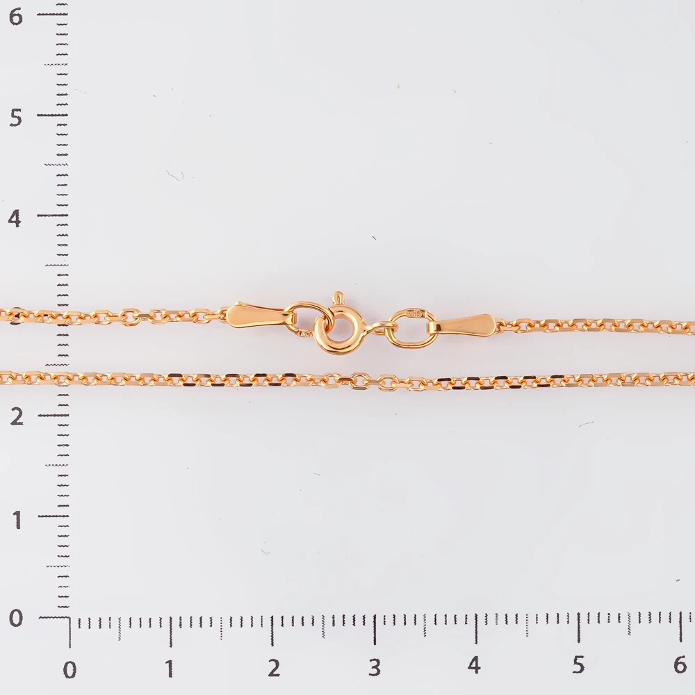 Цепь из красного золота 585 пробы