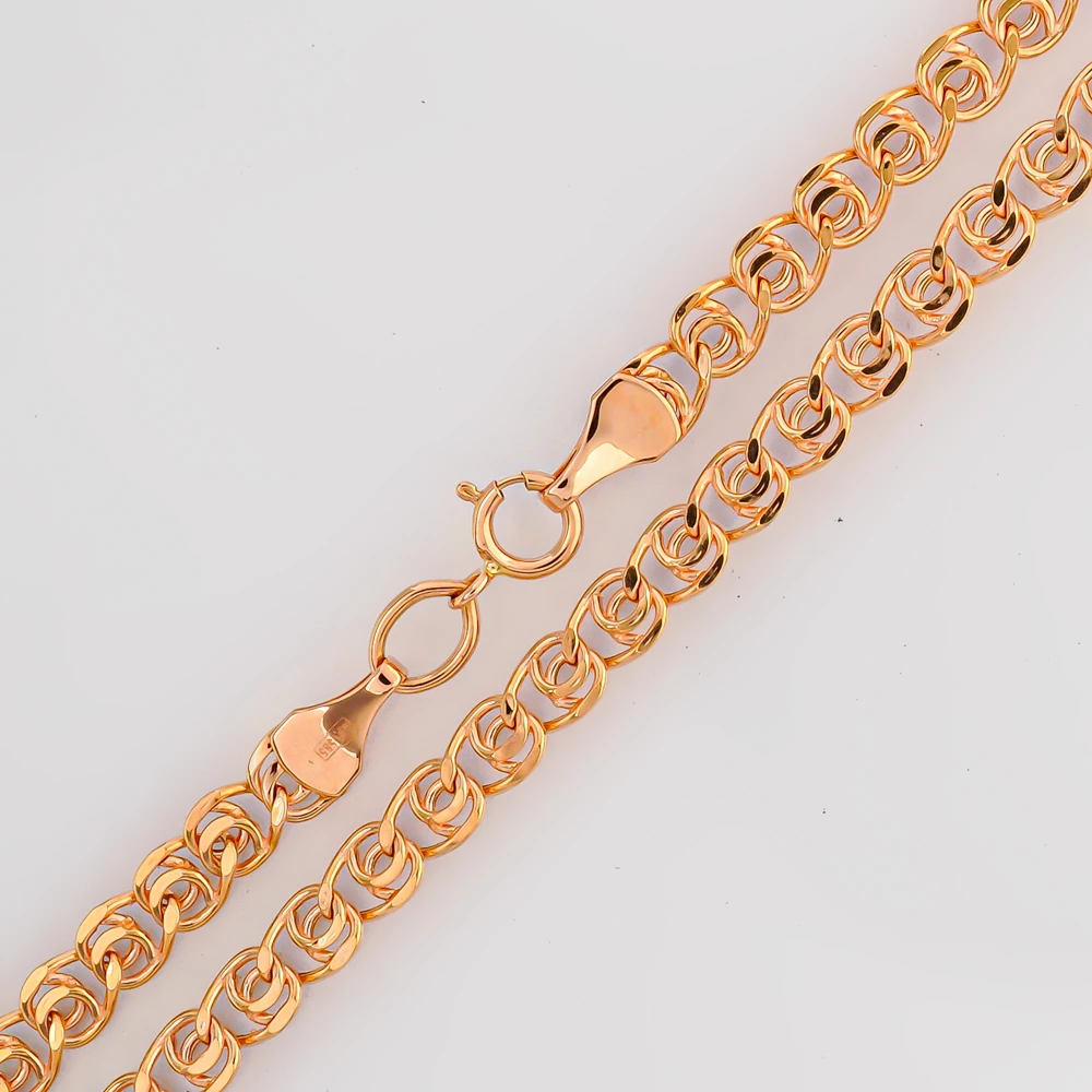 Цепь из красного золота 585 пробы