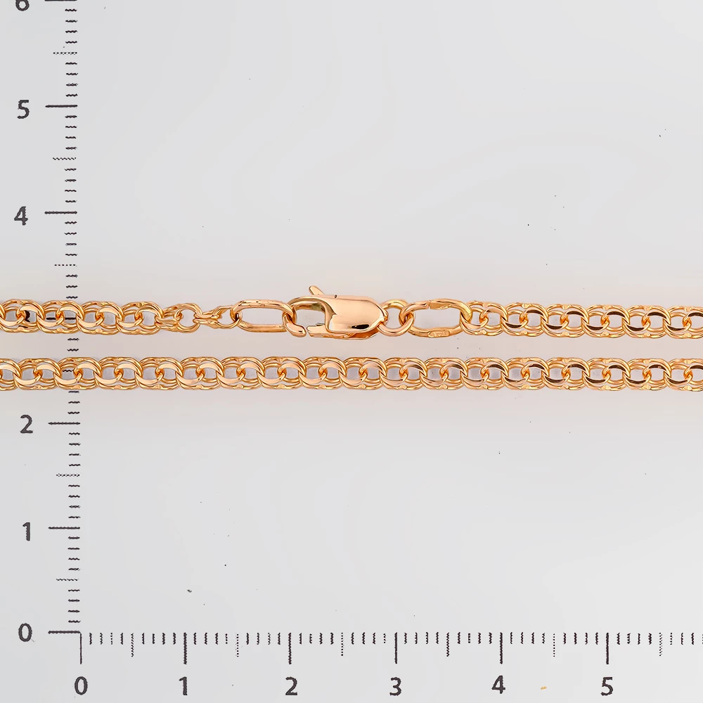Цепь из красного золота 585 пробы