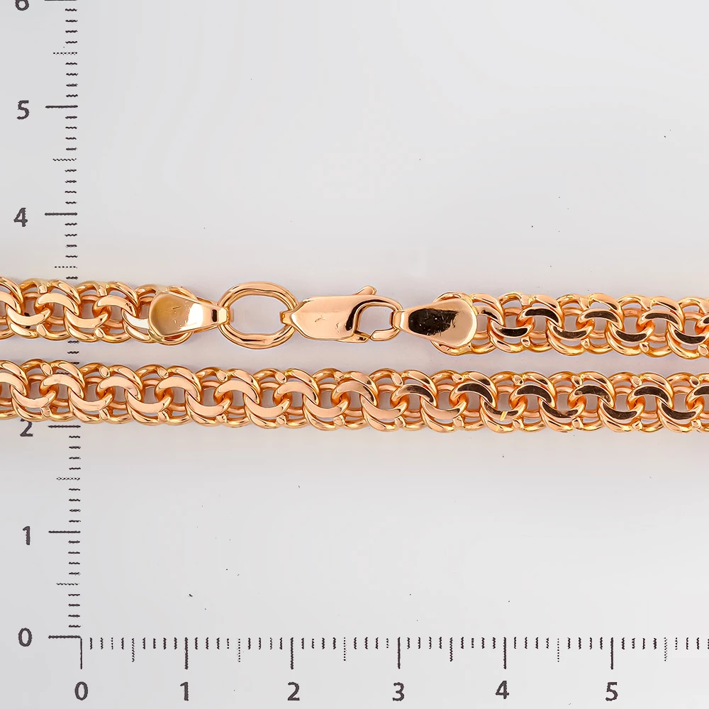 Цепь из красного золота 585 пробы