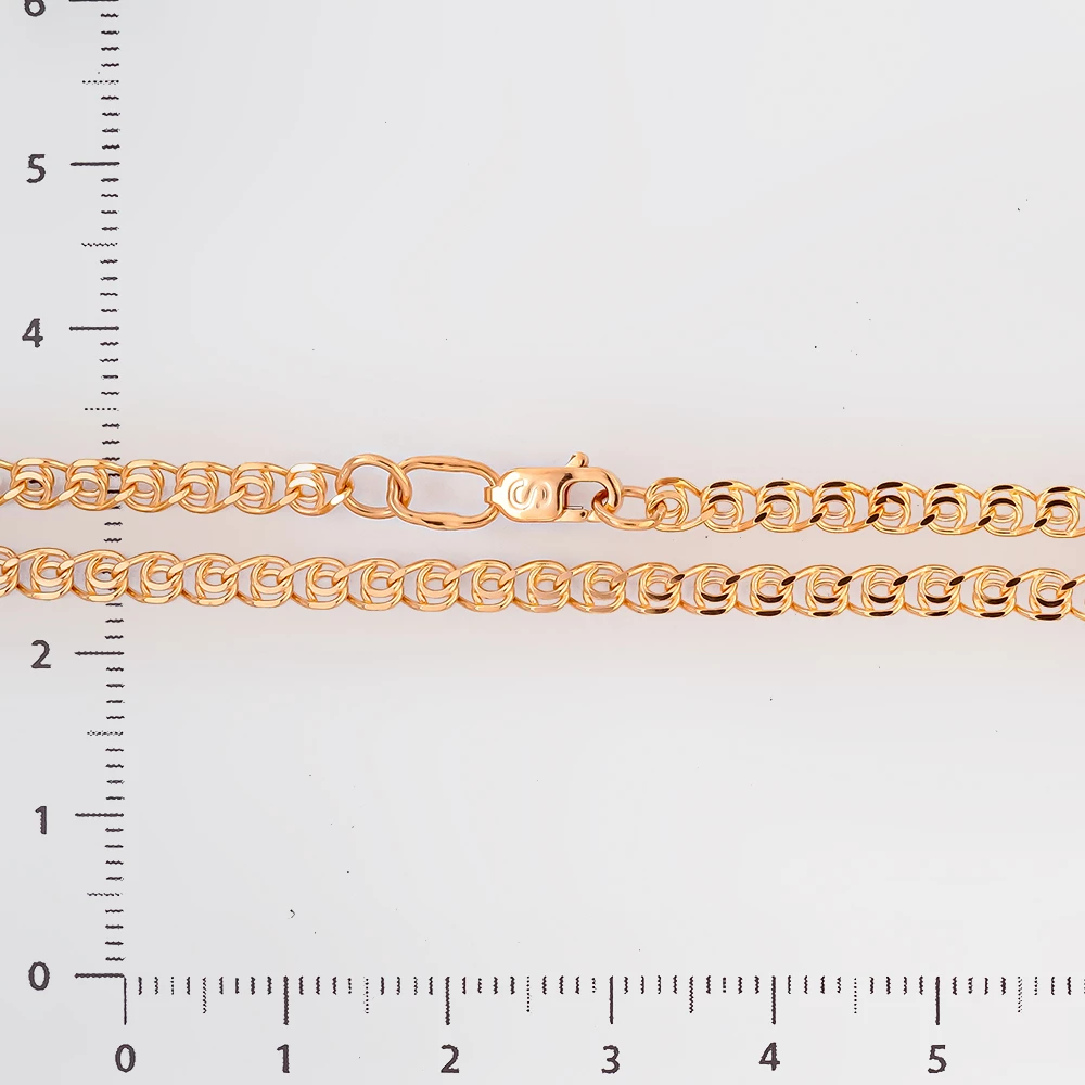 Цепь из красного золота 585 пробы