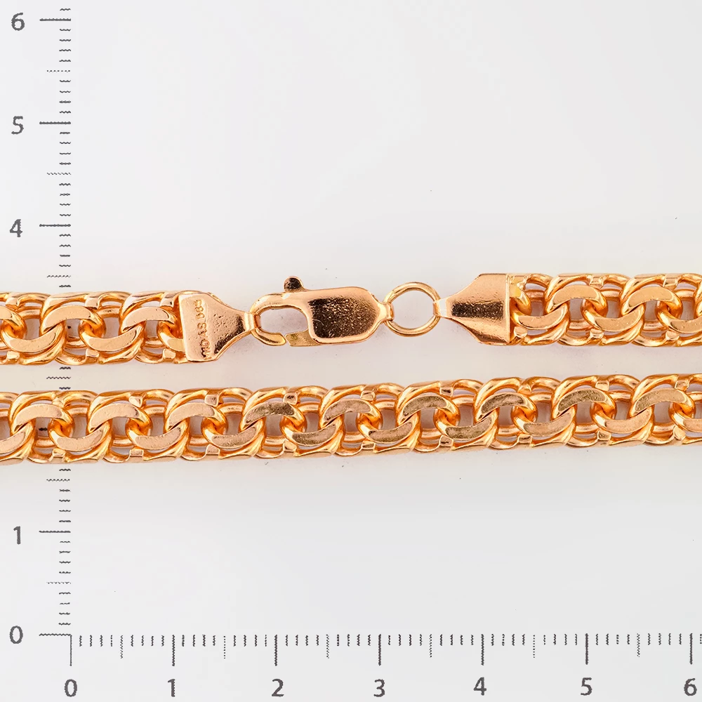 Цепь из красного золота 585 пробы