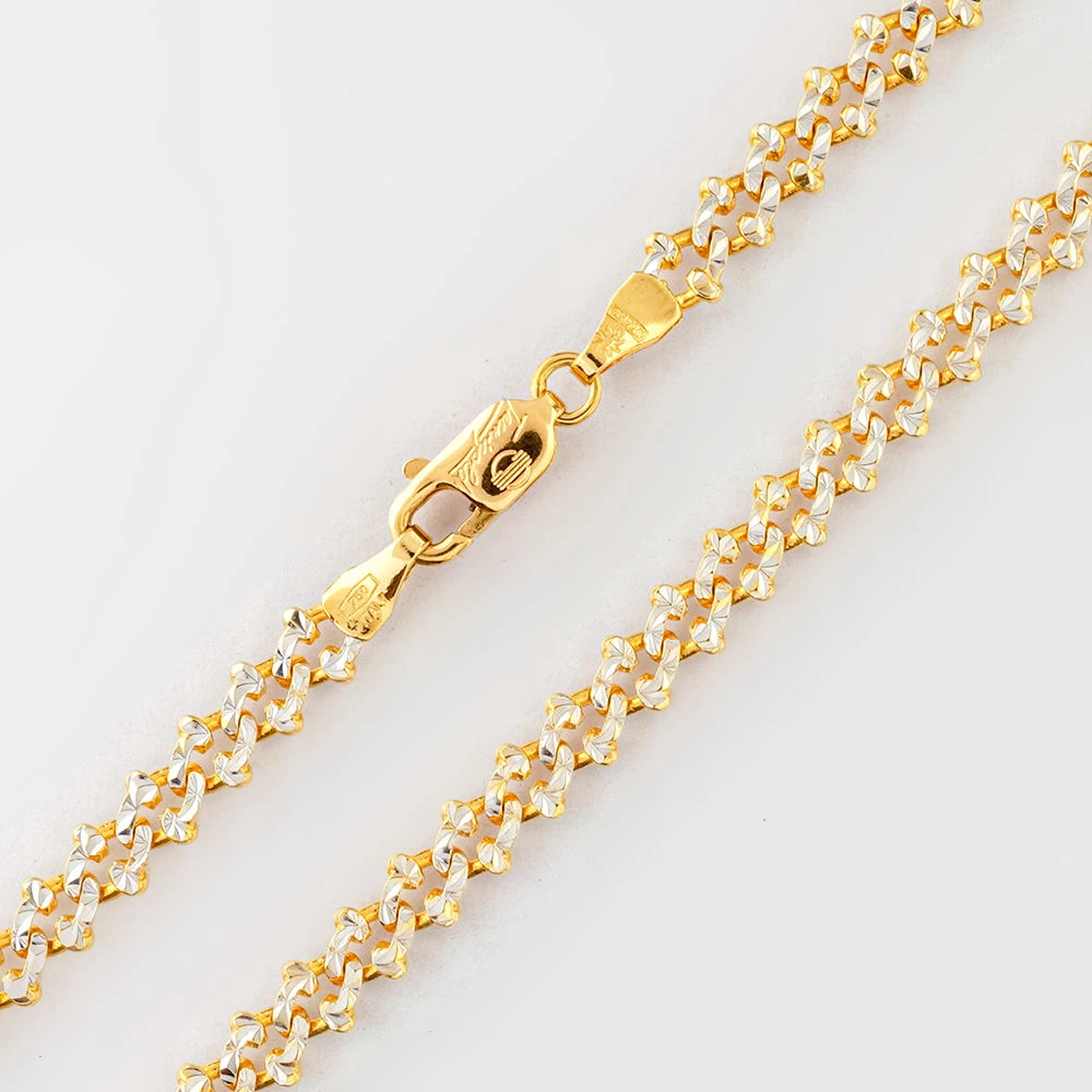 Цепь из желтого золота 750 пробы