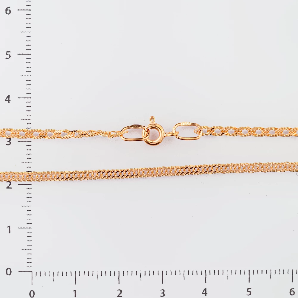 Цепь из красного золота 585 пробы