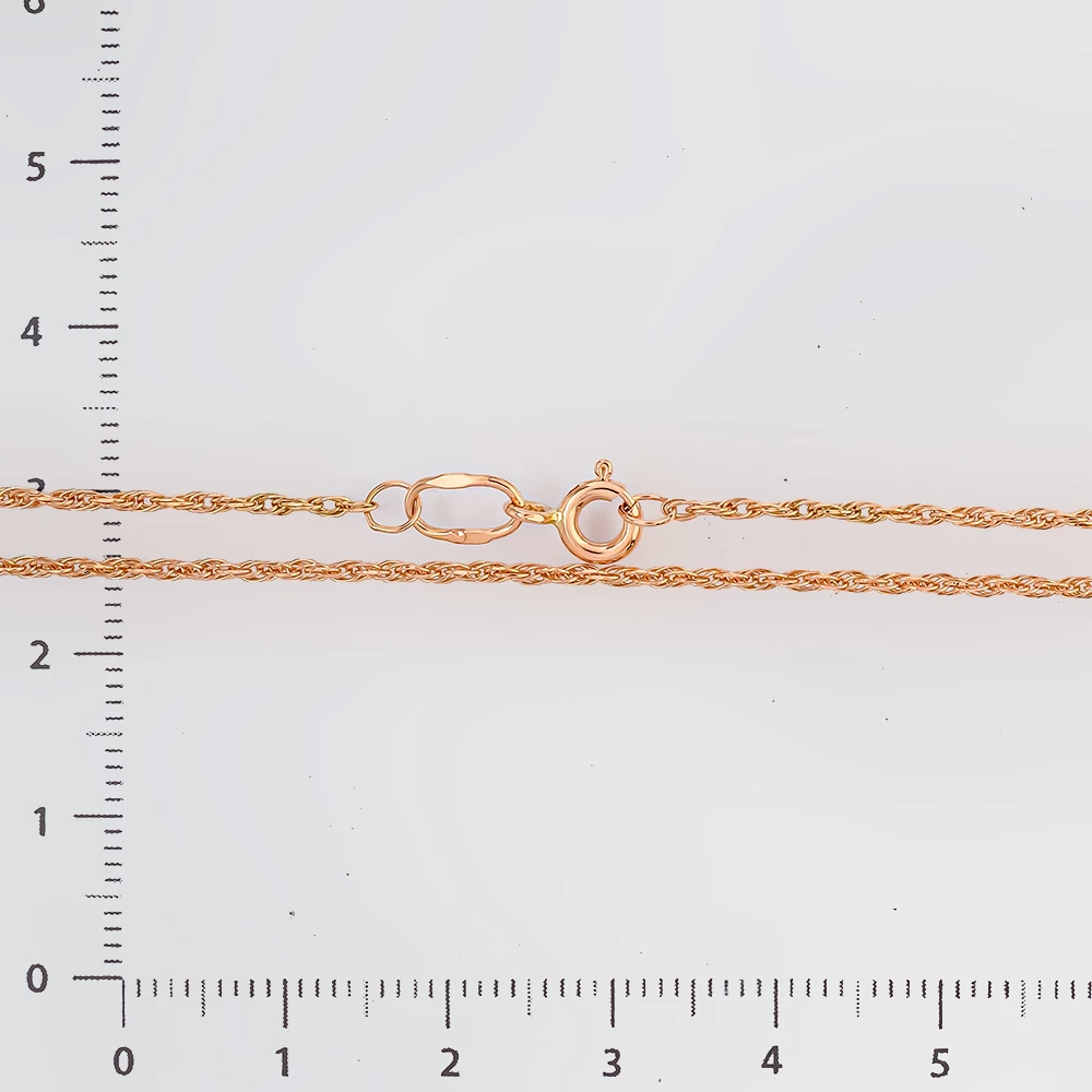 Цепь из красного золота 585 пробы