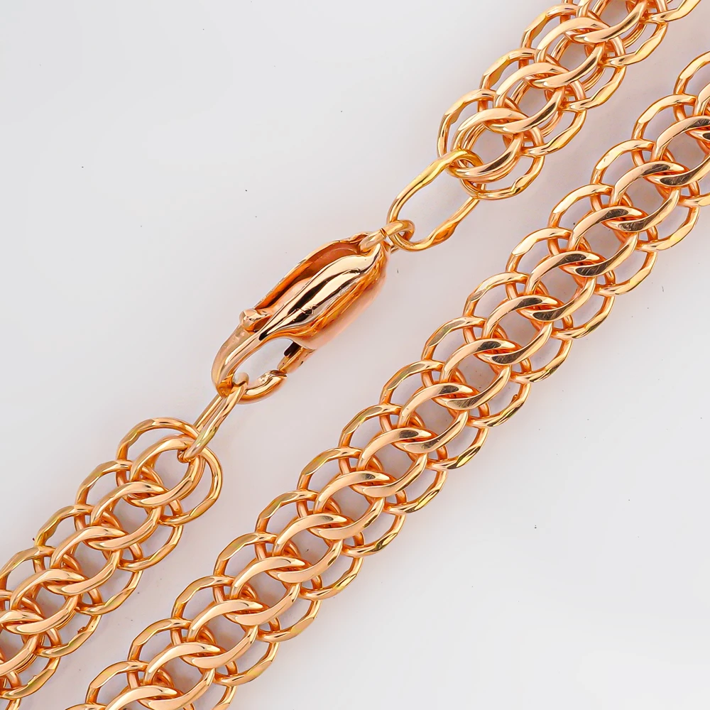 Цепь из красного золота 585 пробы