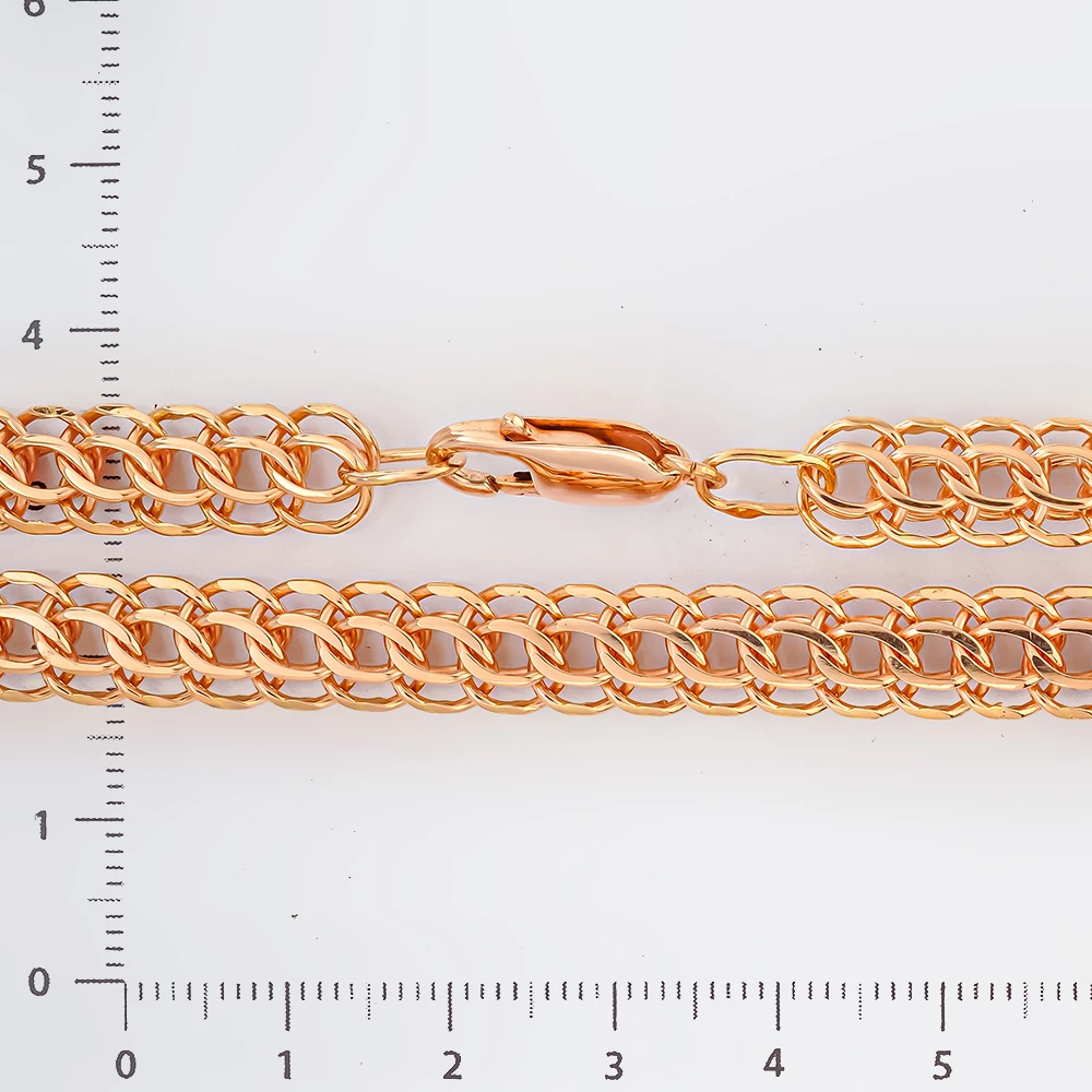 Цепь из красного золота 585 пробы