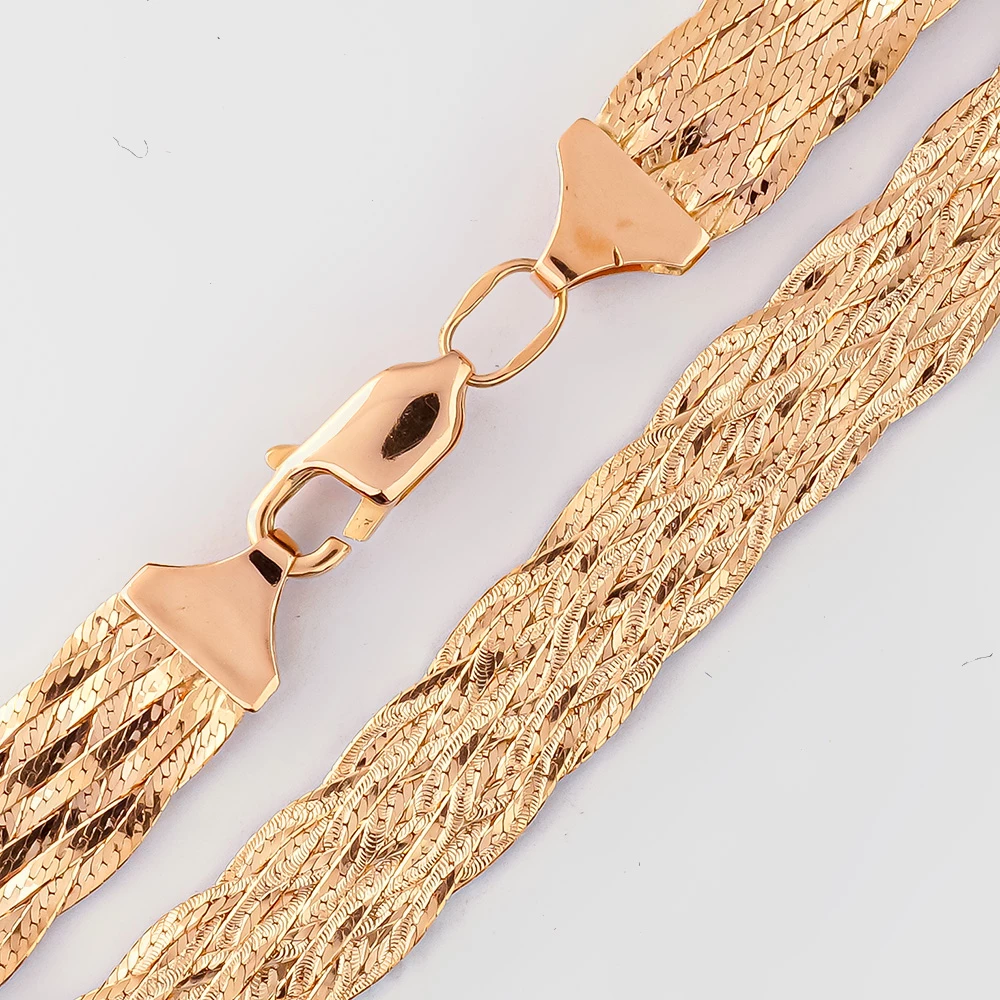 Цепь из красного золота 585 пробы