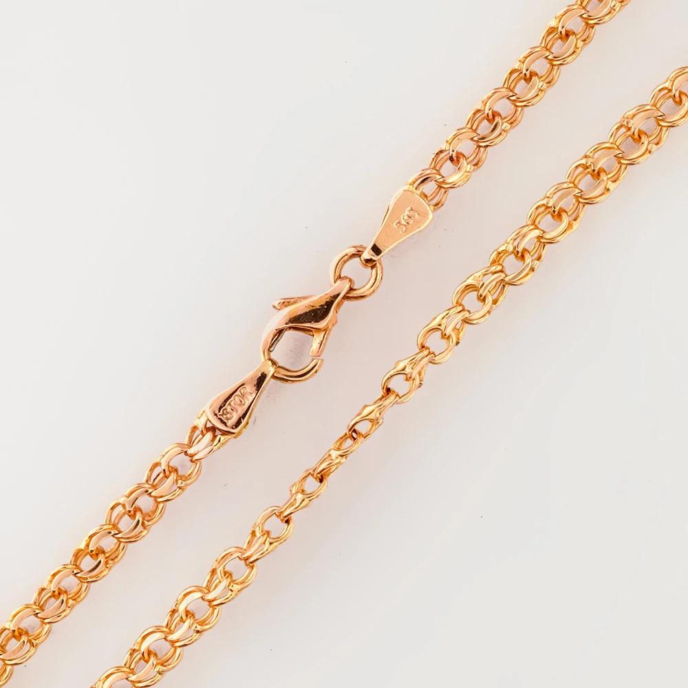 Цепь из красного золота 585 пробы