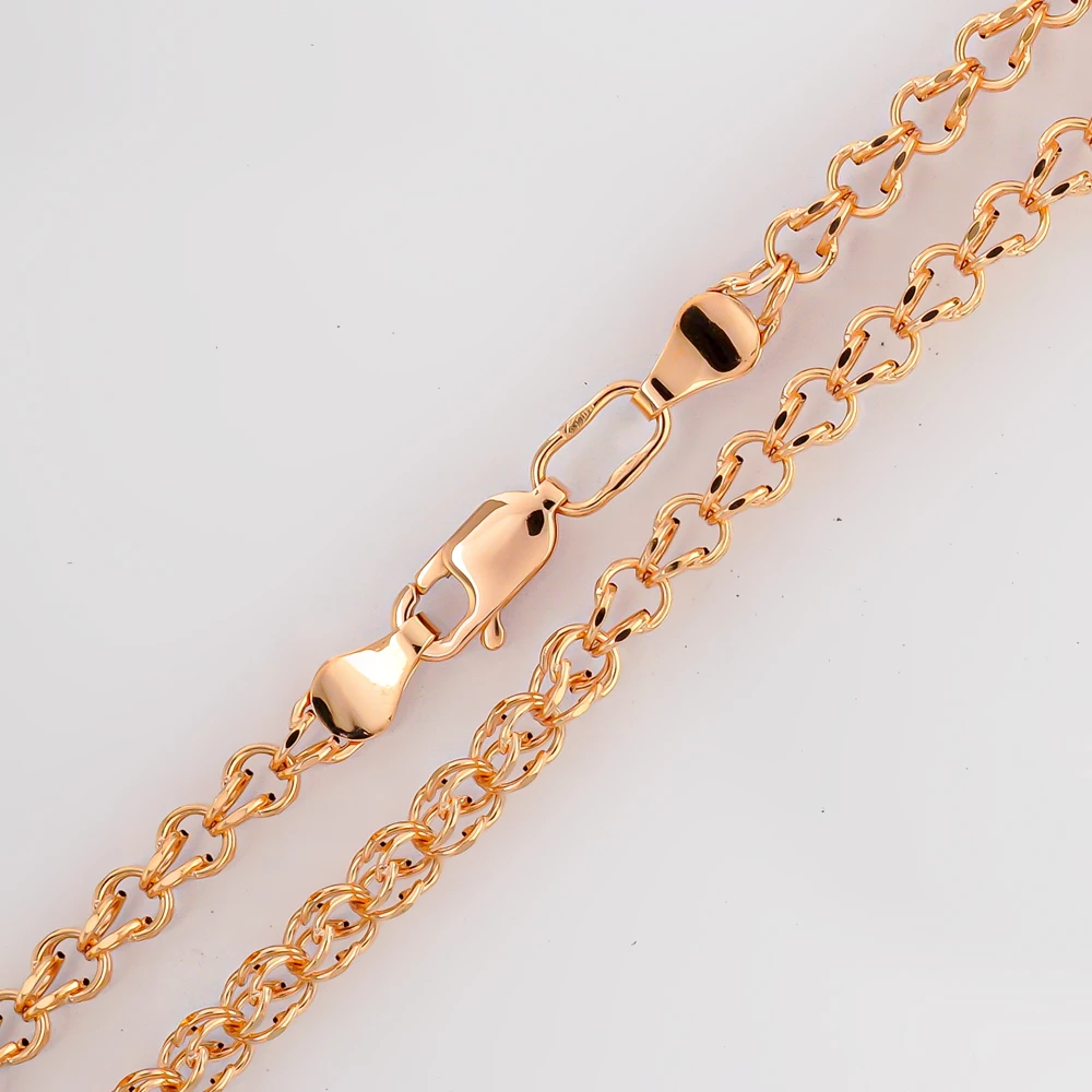 Цепь из красного золота 585 пробы