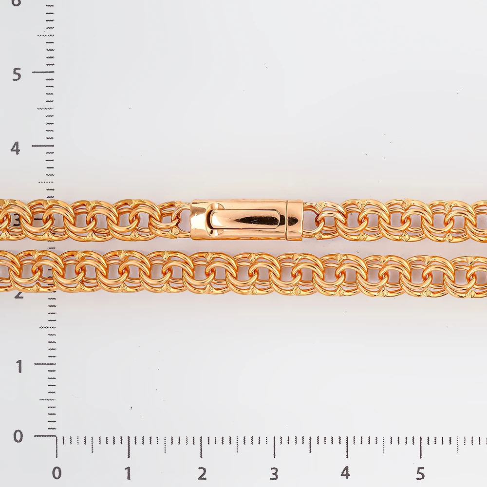 Цепь из красного золота 585 пробы
