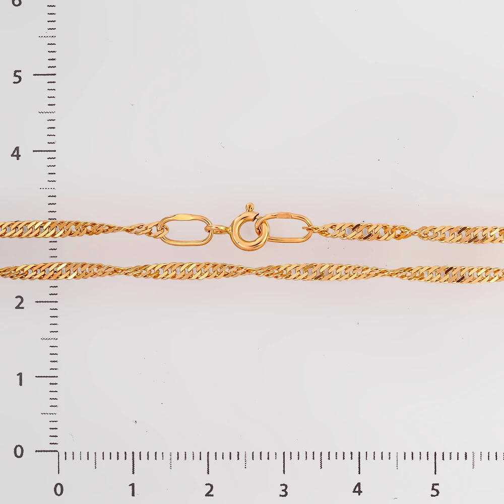 Цепь из красного золота 585 пробы