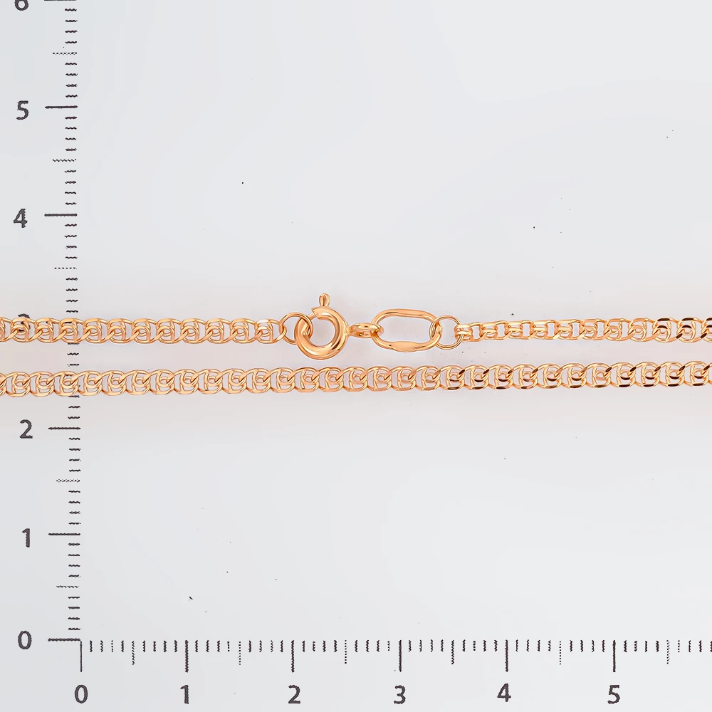 Цепь из красного золота 585 пробы