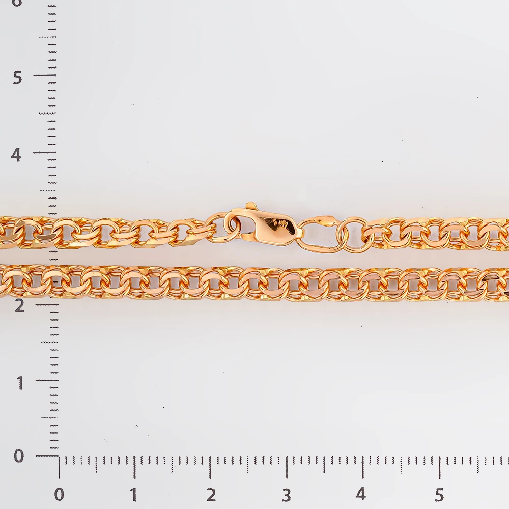 Цепь из красного золота 585 пробы