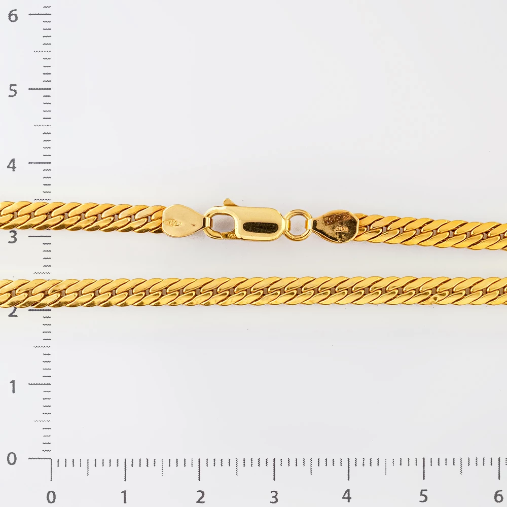 Цепь из желтого золота 750 пробы