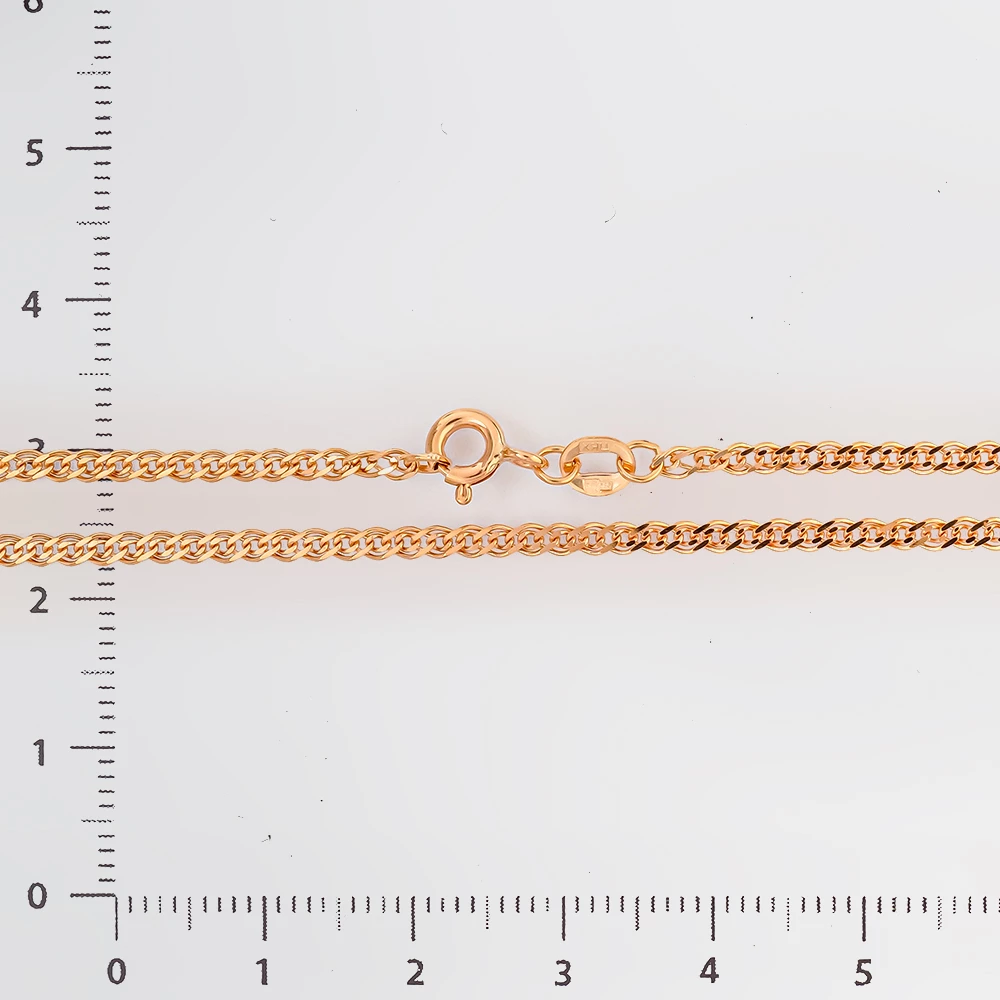Цепь из красного золота 585 пробы