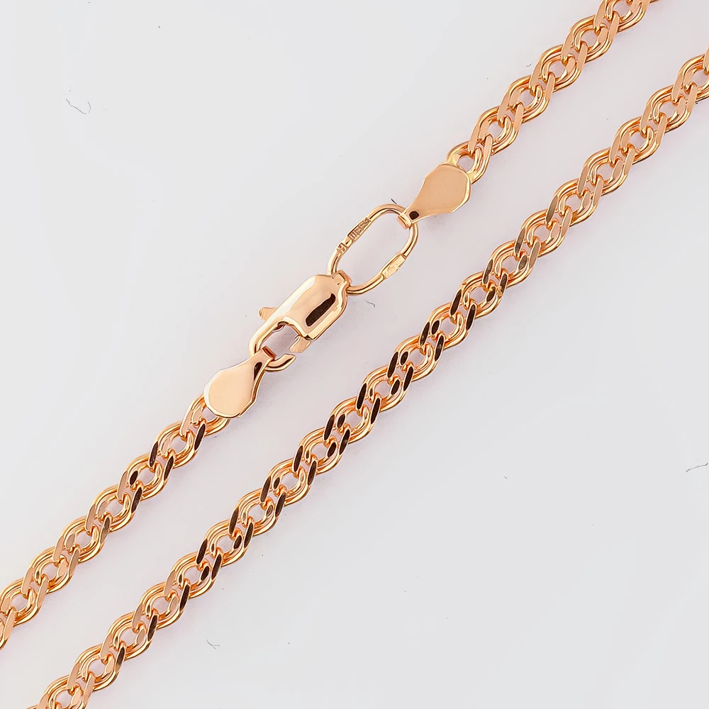 Цепь из красного золота 585 пробы