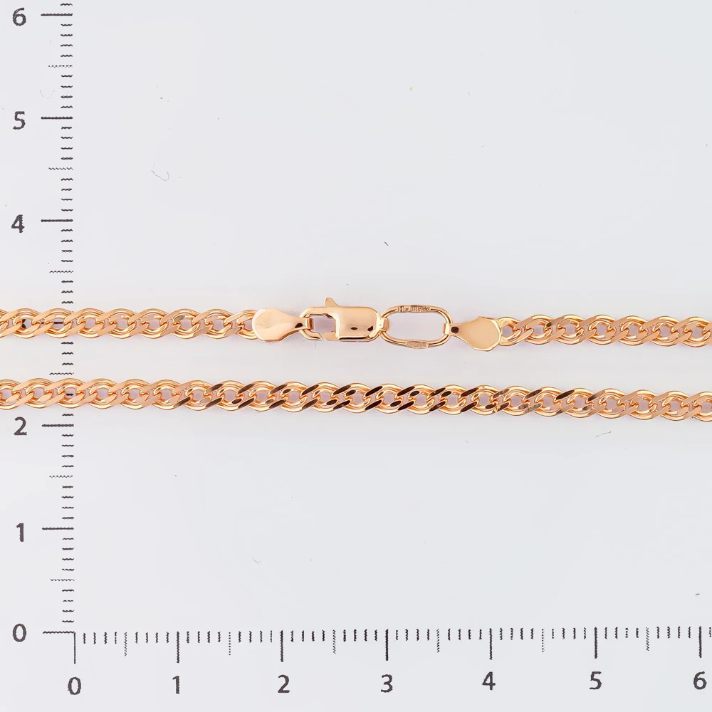 Цепь из красного золота 585 пробы