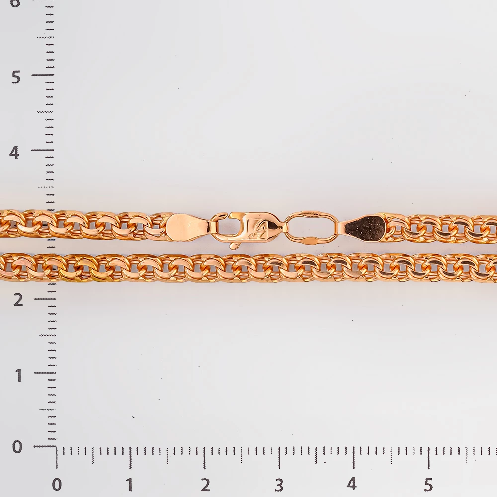 Цепь из красного золота 585 пробы