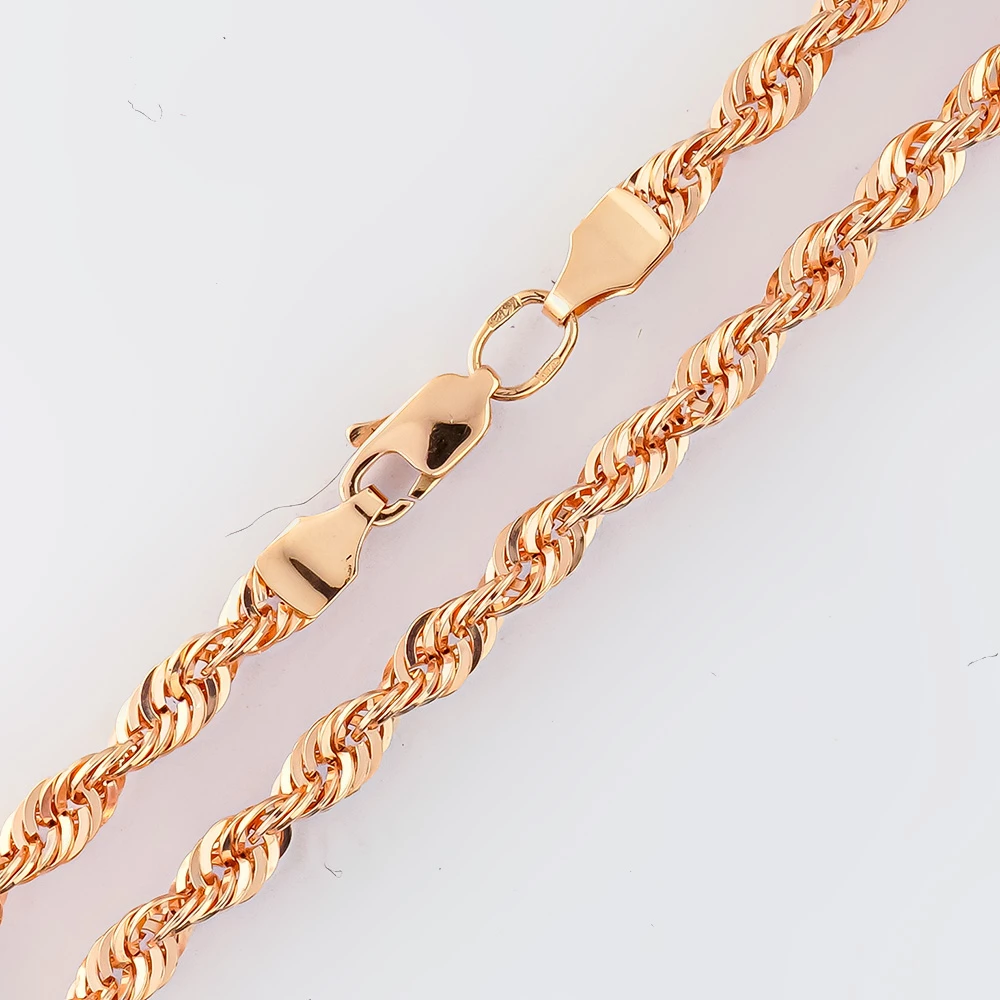 Цепь из красного золота 585 пробы