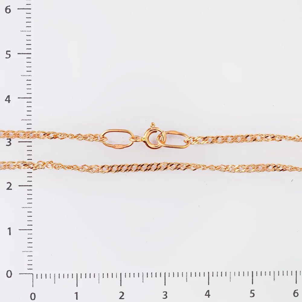 Цепь из красного золота 585 пробы