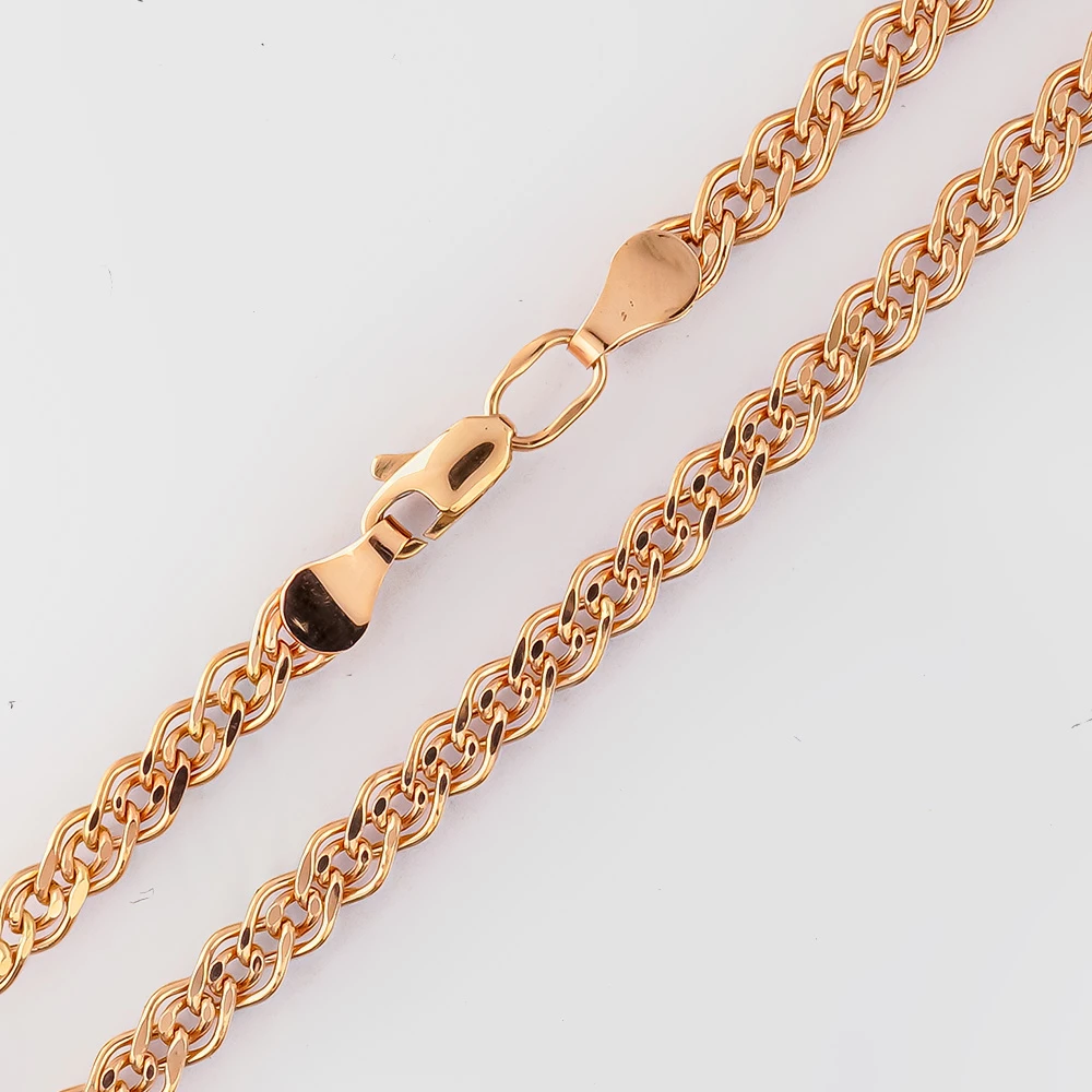 Цепь из красного золота 585 пробы