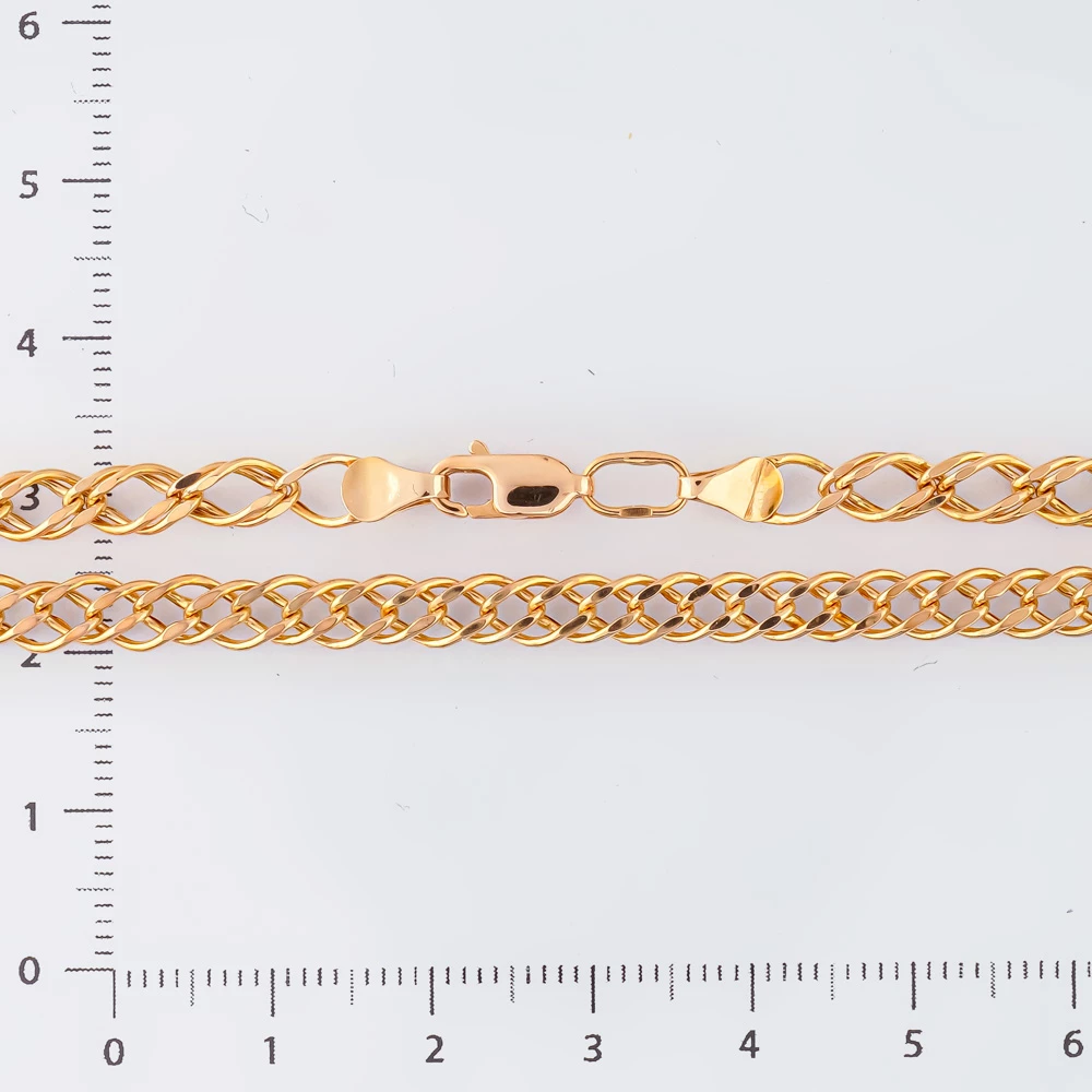 Цепь из красного золота 585 пробы