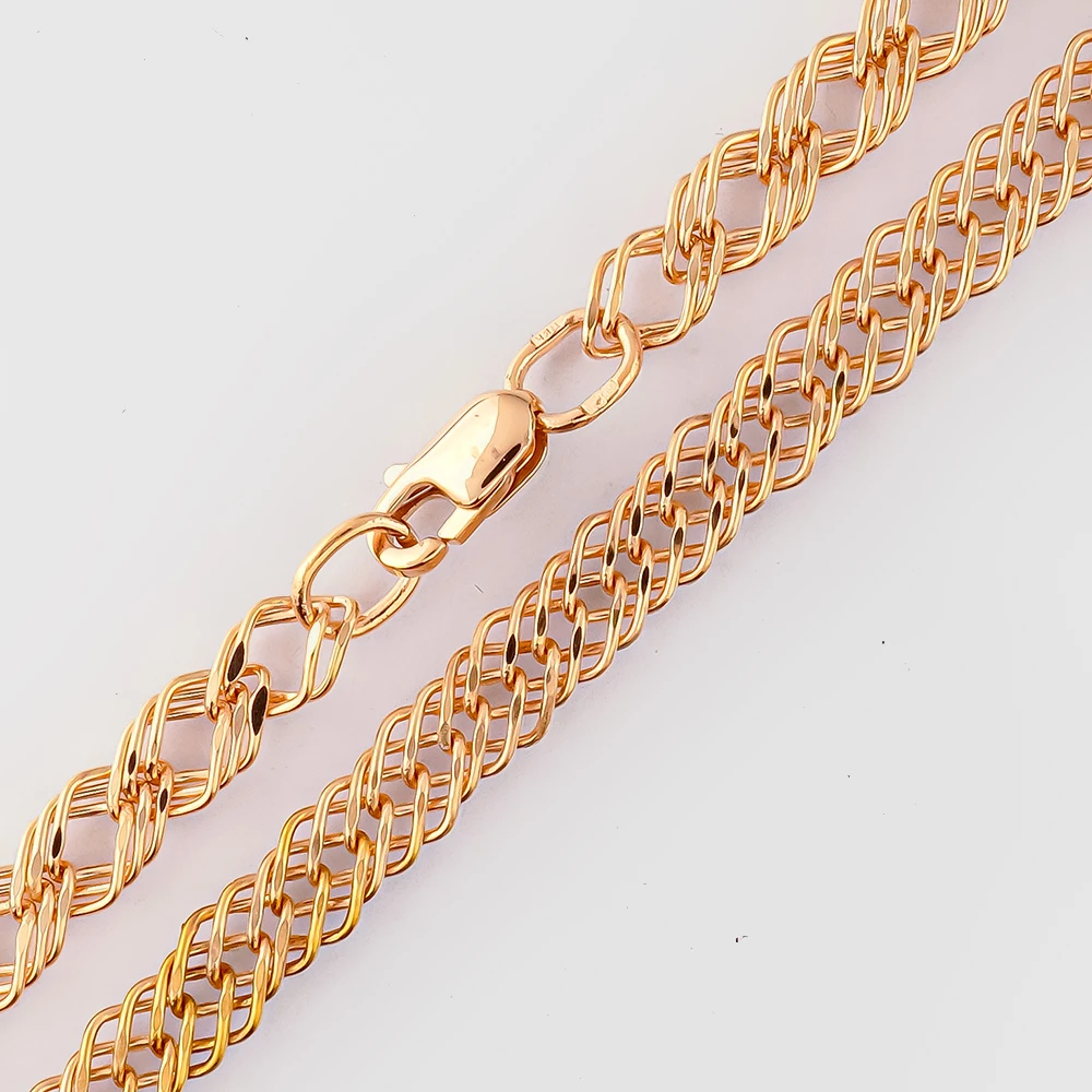 Цепь из красного золота 585 пробы