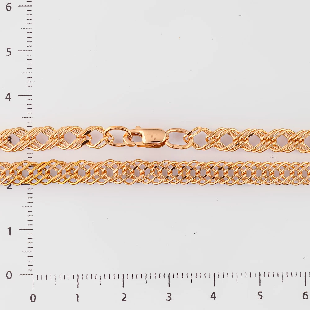 Цепь из красного золота 585 пробы