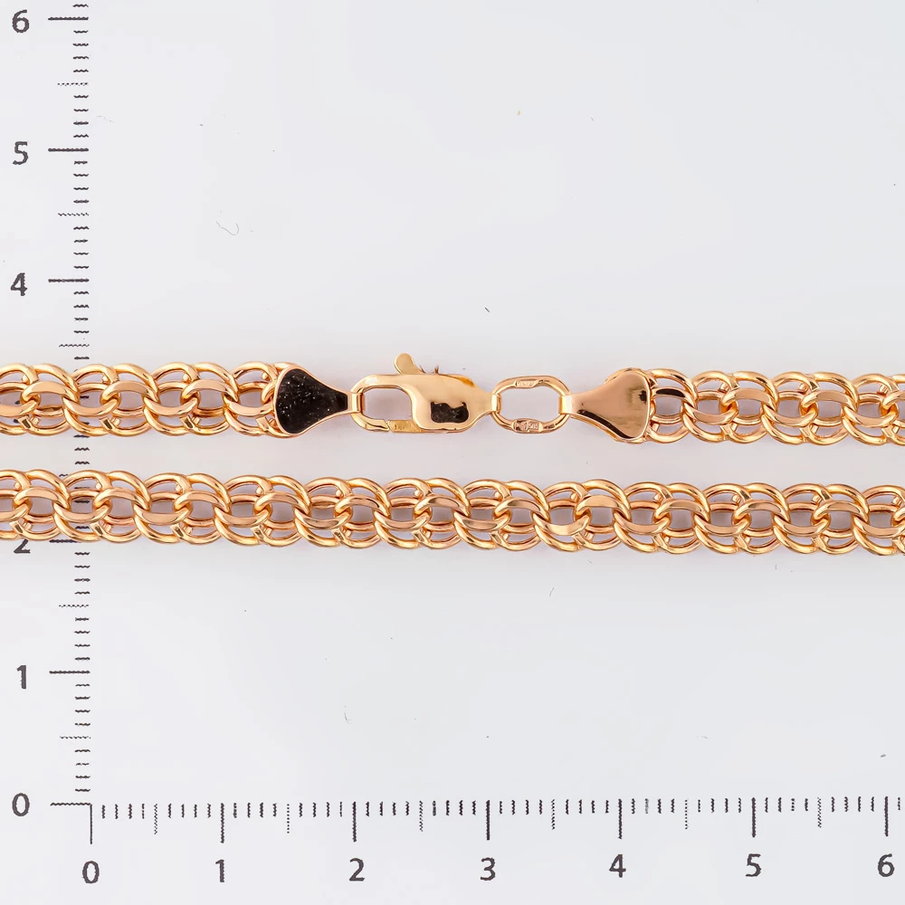 Цепь из красного золота 585 пробы