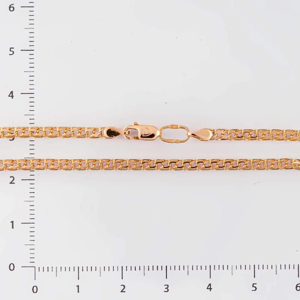 Цепь из красного золота 585 пробы