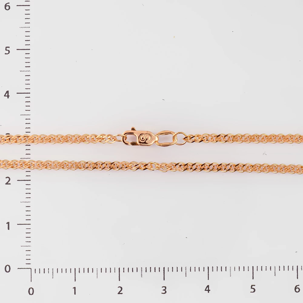 Цепь из красного золота 585 пробы