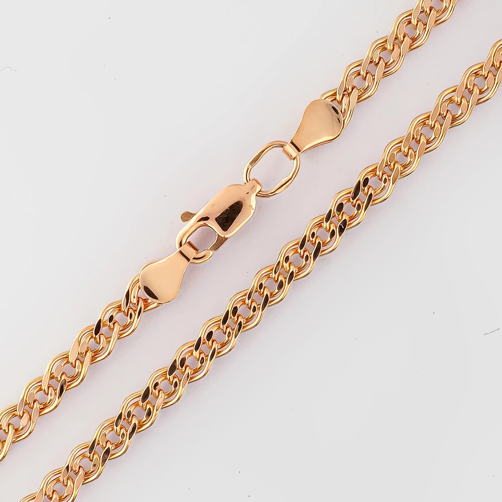 Цепь из красного золота 585 пробы