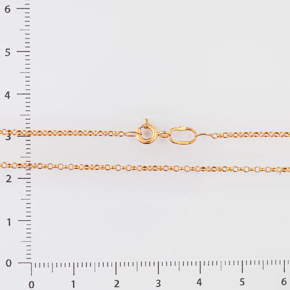 Цепь из красного золота 585 пробы