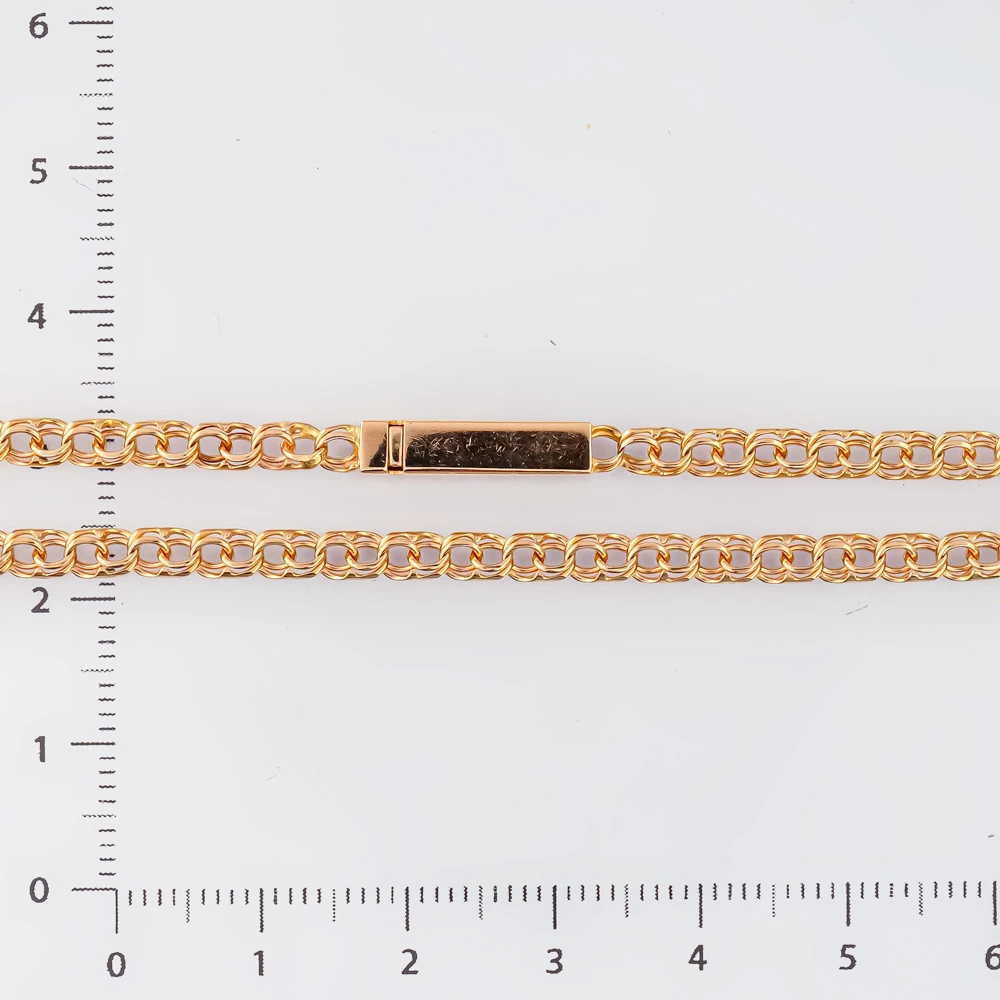 Цепь из красного золота 585 пробы