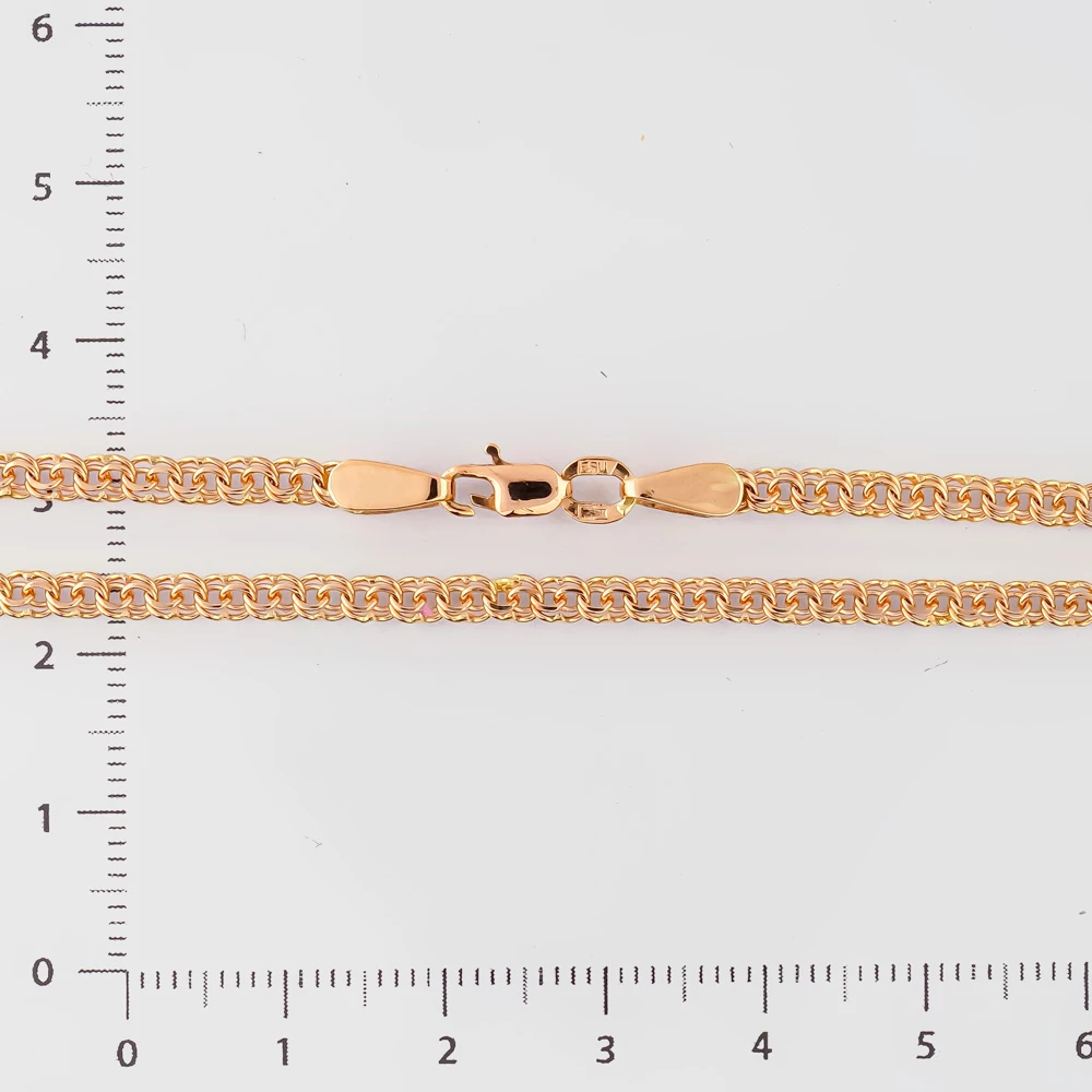 Цепь из красного золота 585 пробы