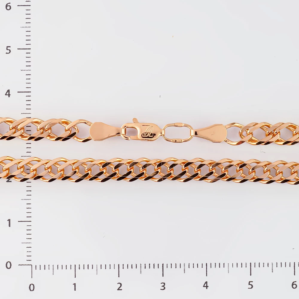 Цепь из красного золота 585 пробы