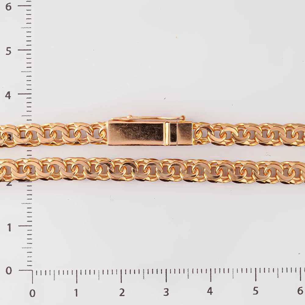 Цепь из красного золота 585 пробы
